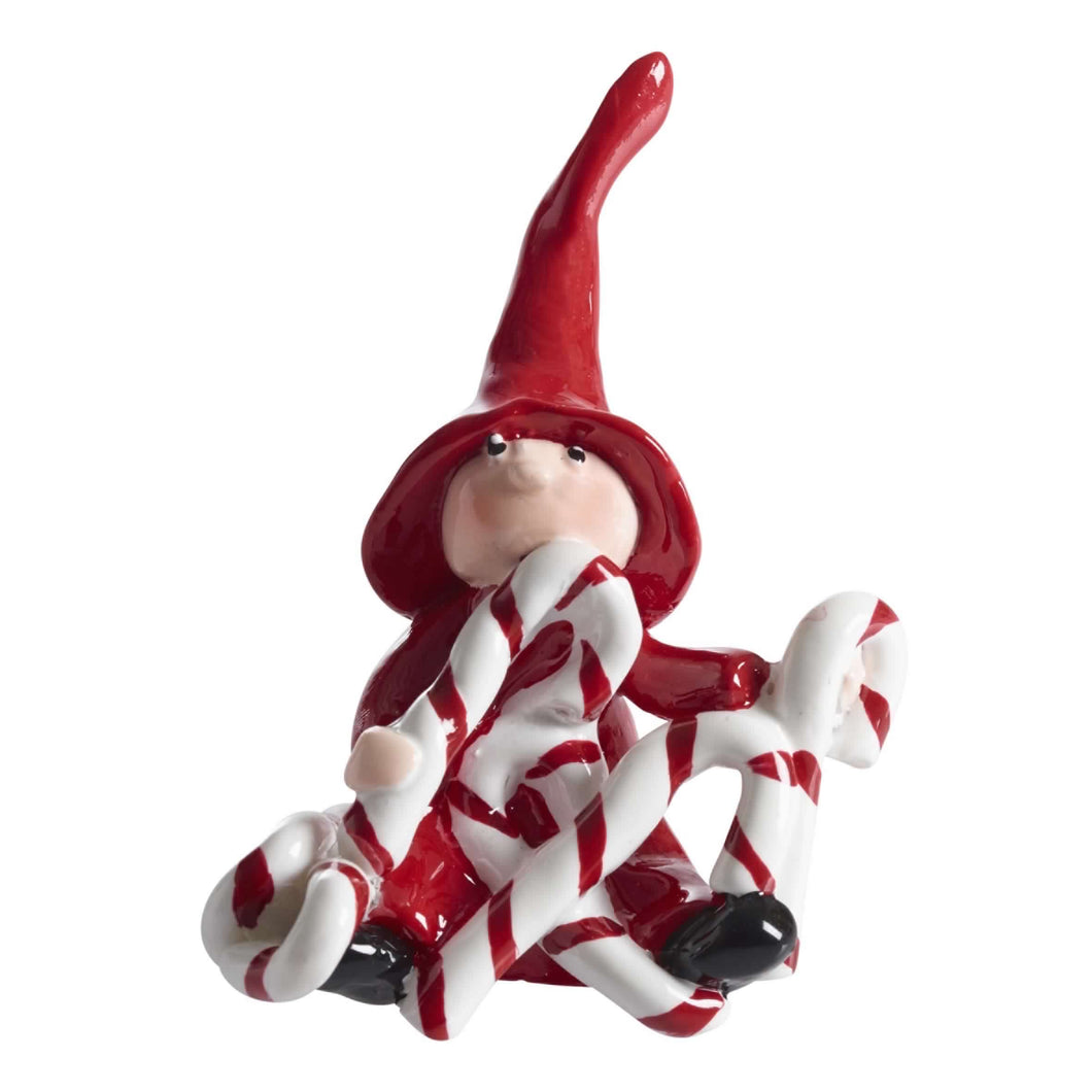 Bimbo con bastoncini di zucchero