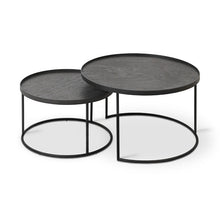 Carica l&#39;immagine nel visualizzatore di Gallery, ROUND TRAY SIDE TABLE SET
